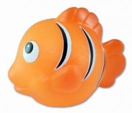 Badleksak orange fisk