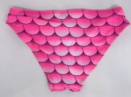 Sjöjungfrubikini breda band rosa