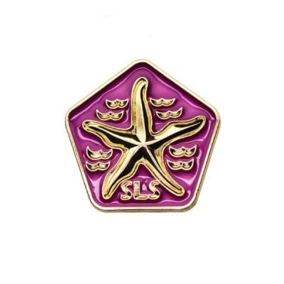 Sjöstjärnan lila simmärke SLS